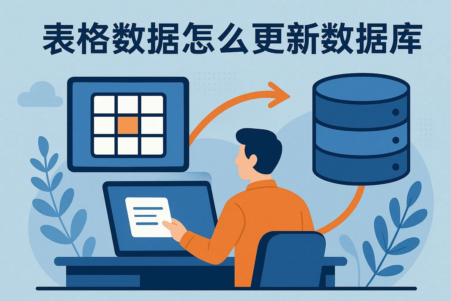 表格数据怎么更新数据库
