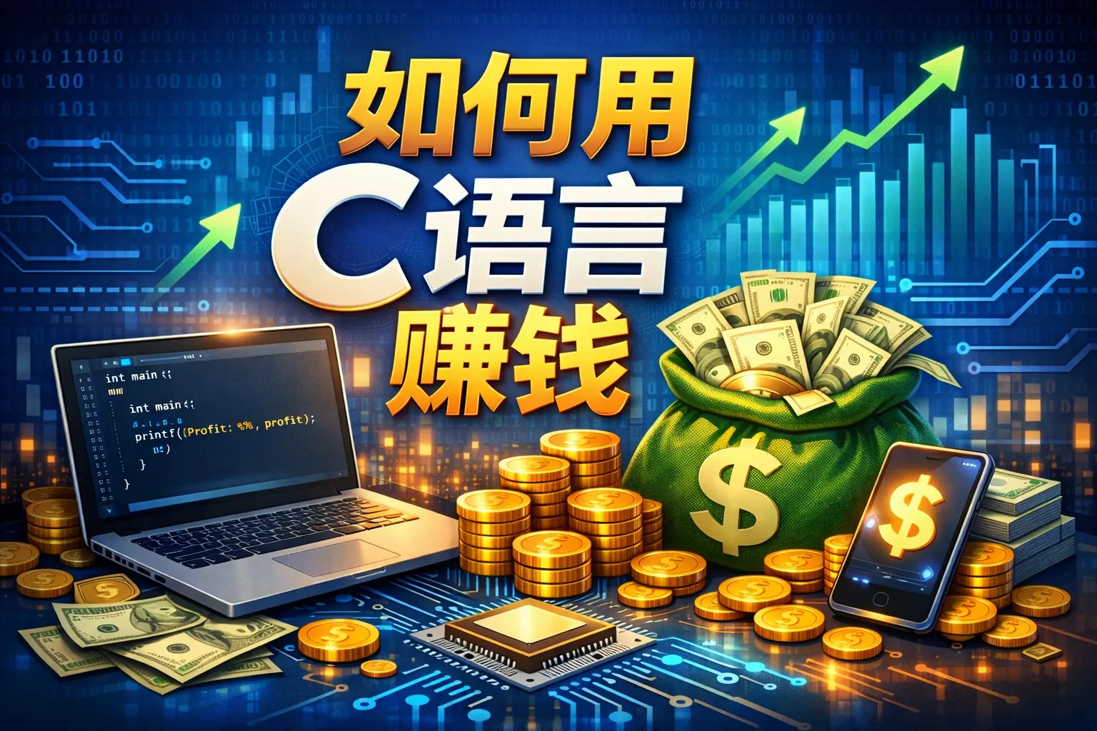 如何用c语言赚钱
