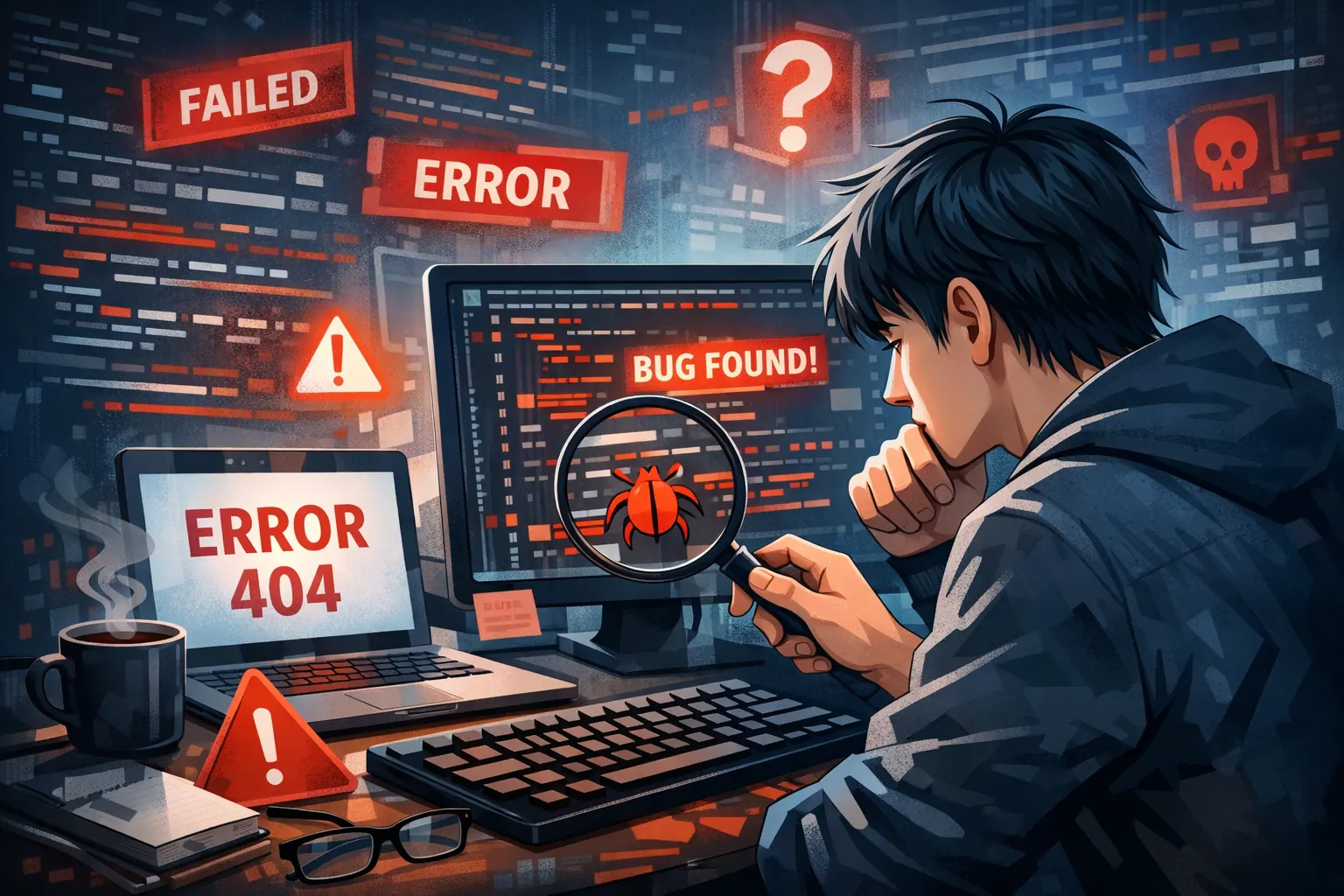 编程时如何找到错误代码