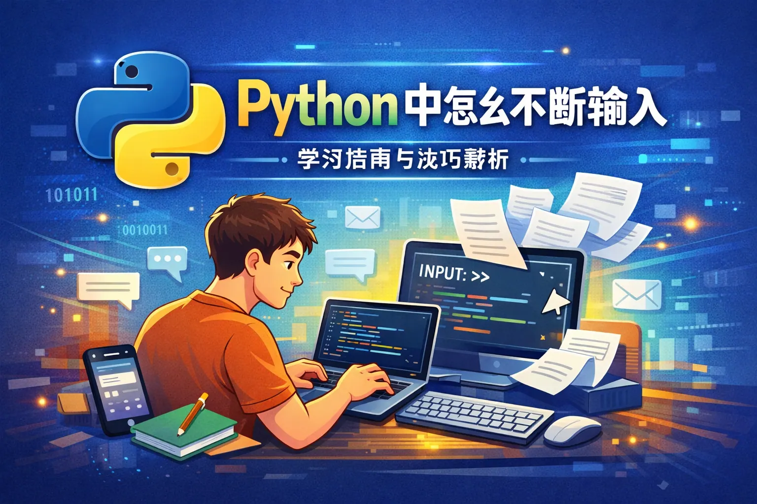 Python中怎么不断输入