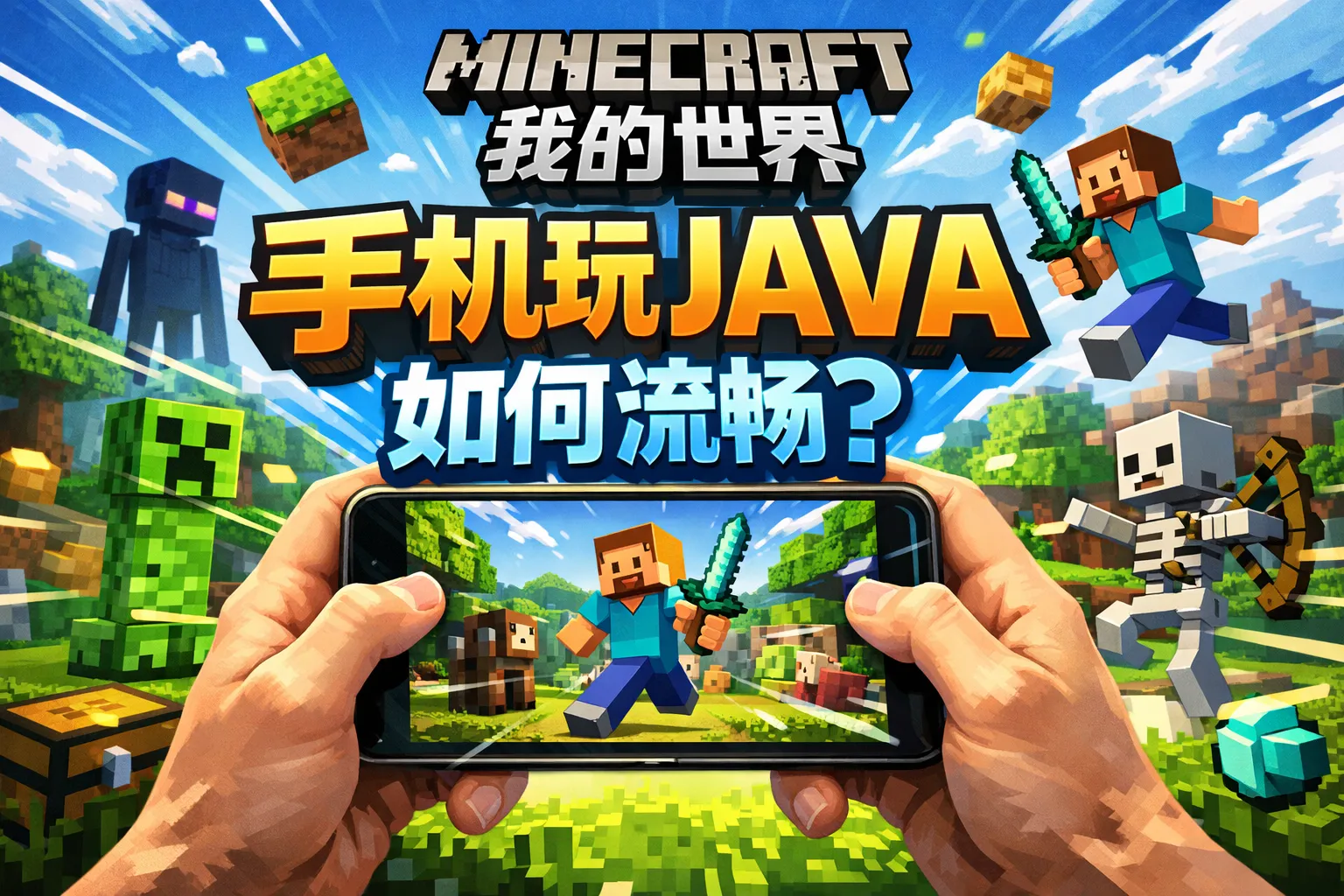 我的世界手机玩java如何流畅