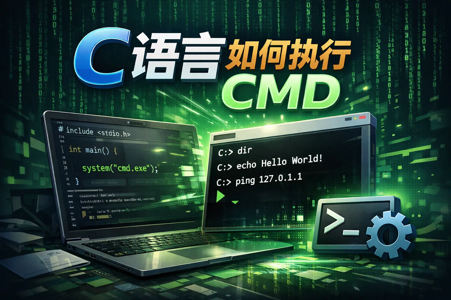 c语言如何执行cmd