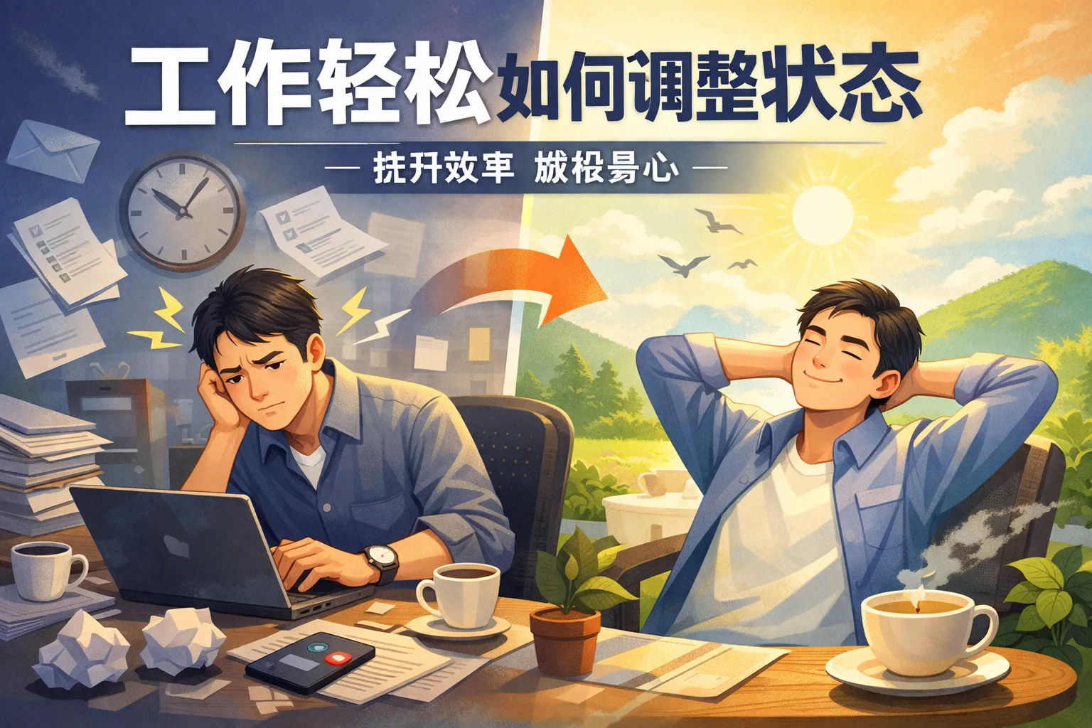 工作轻松如何调整状态