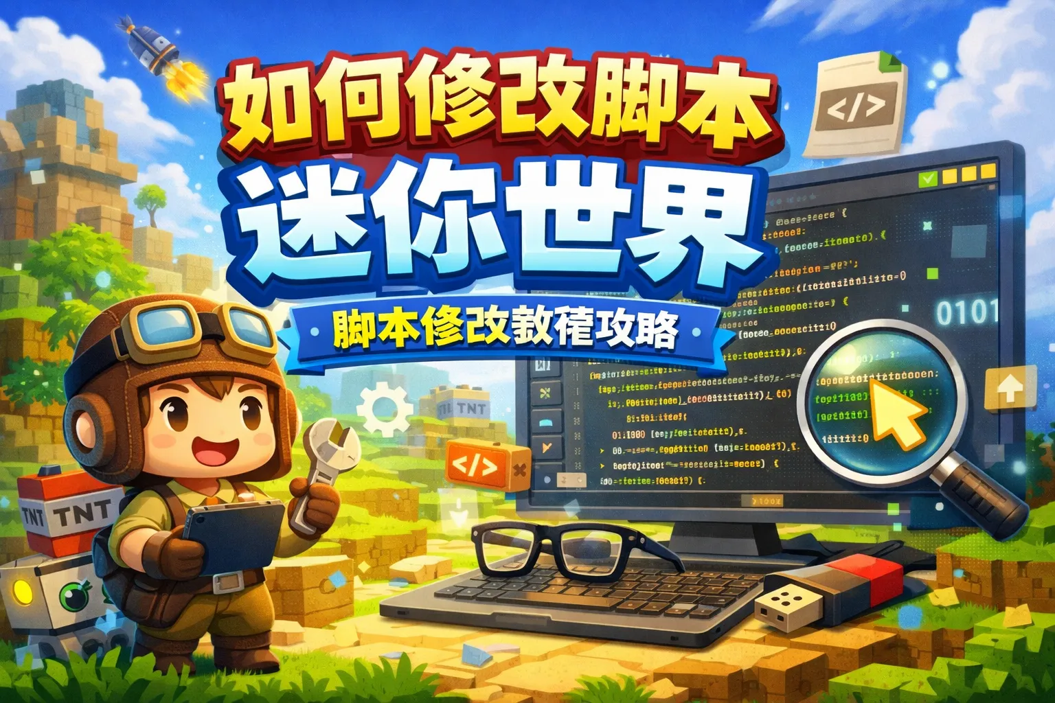 如何修改脚本迷你世界