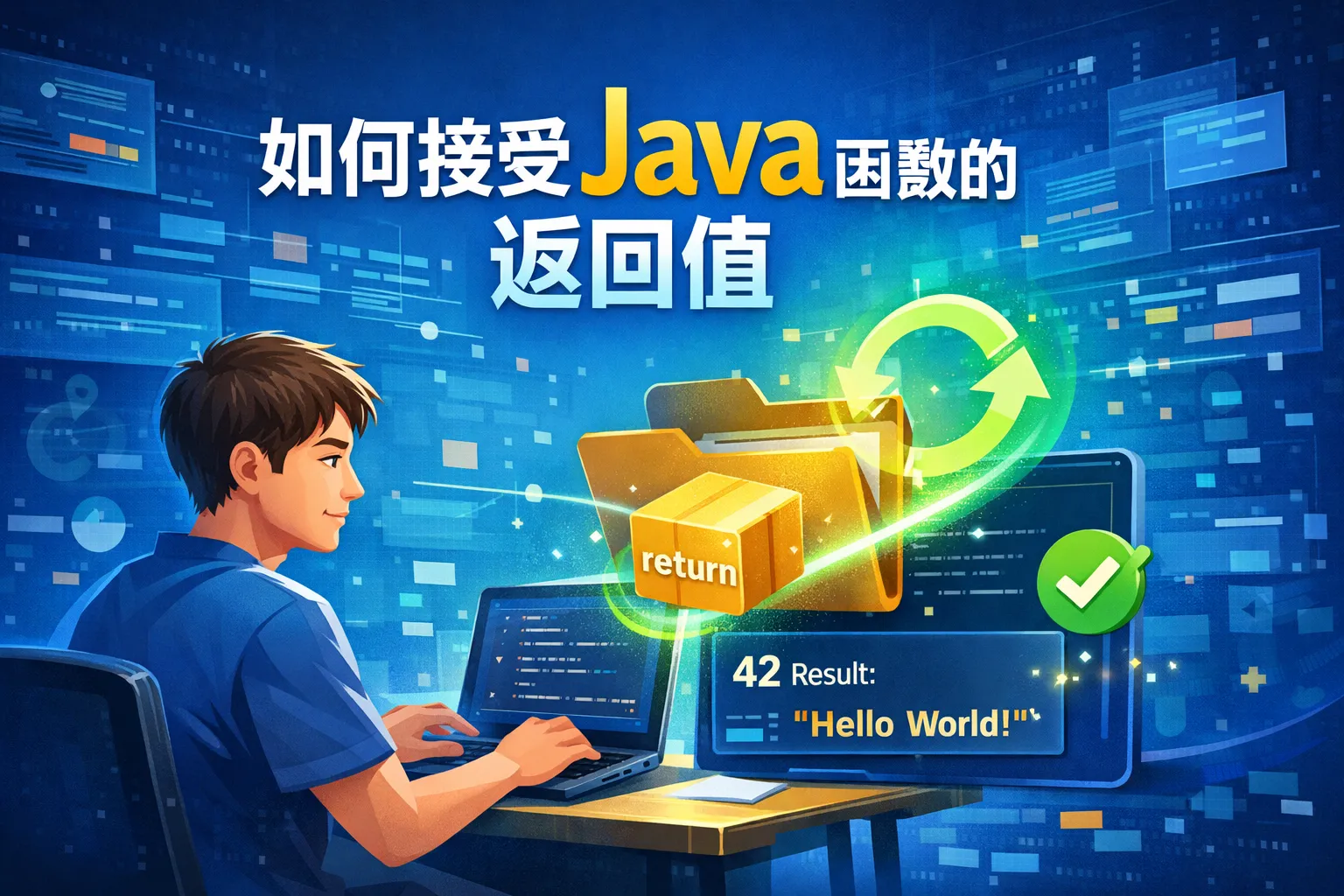 如何接受java函数的返回值