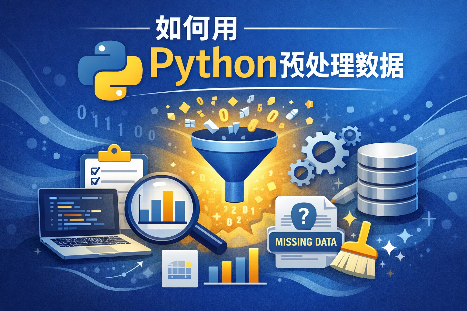 如何用python预处理数据
