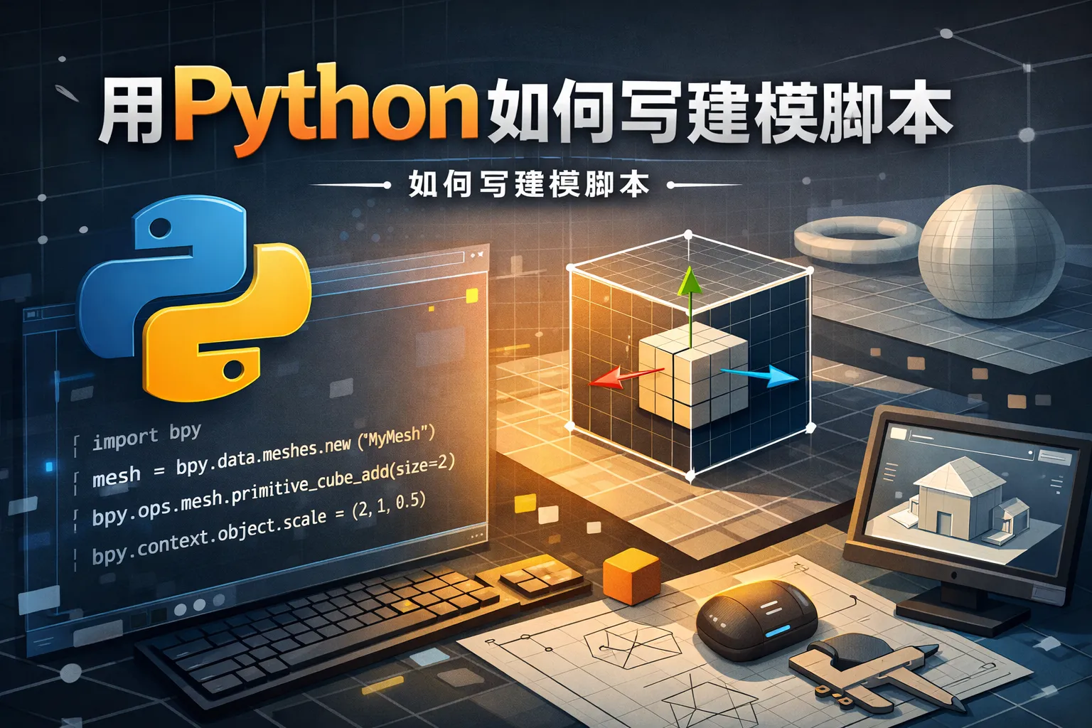 用python如何写建模脚本
