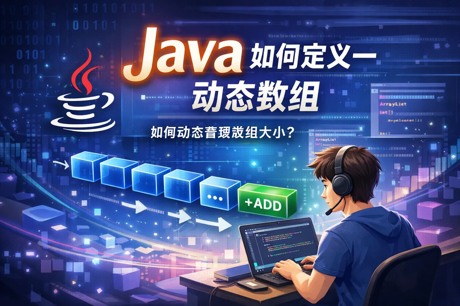 java如何定义一动态数组