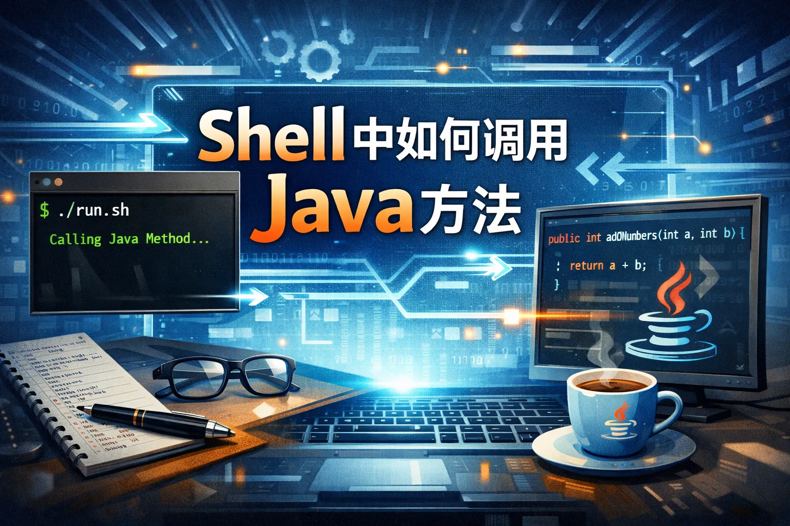 shell中如何调用java方法
