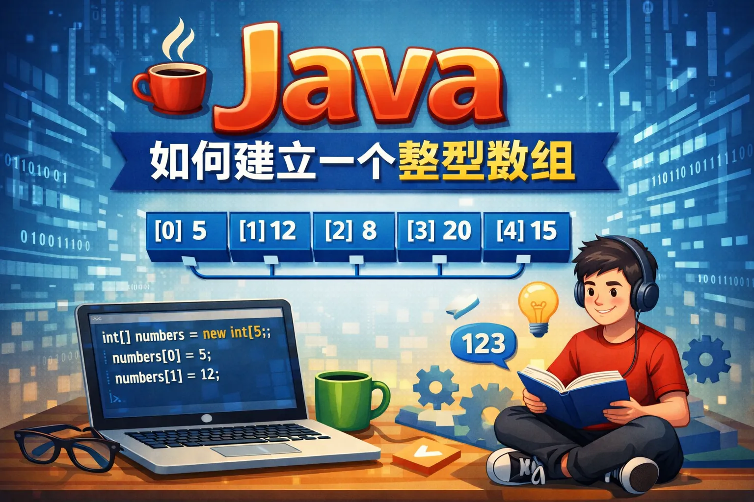 Java如何建立一个整型数组