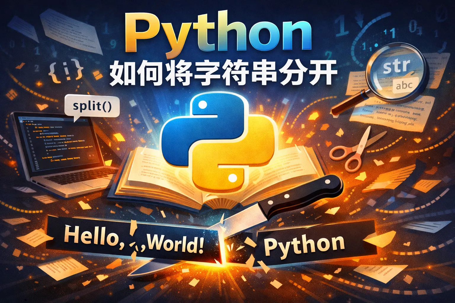 python如何将字符串分开