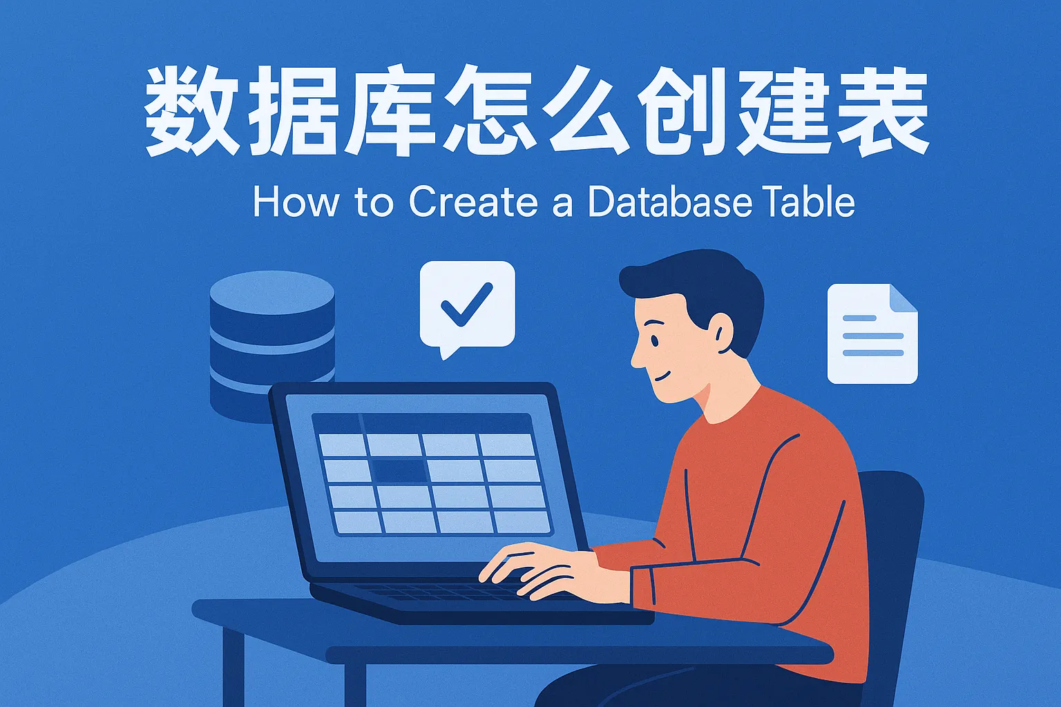 数据库怎么创建表格