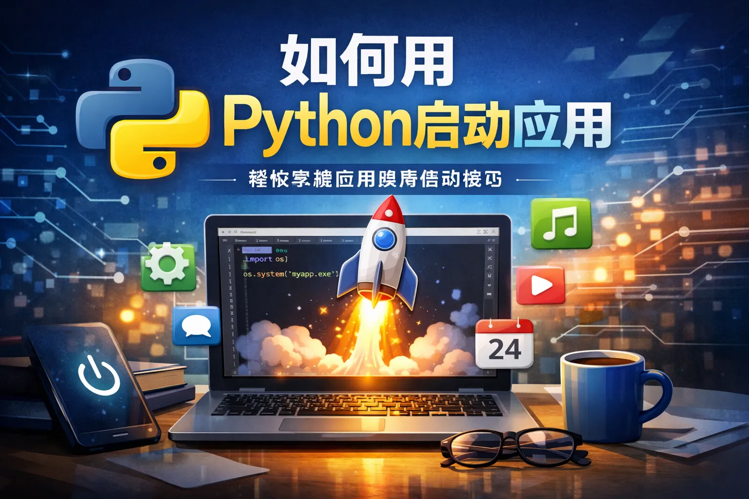 如何用python启动应用