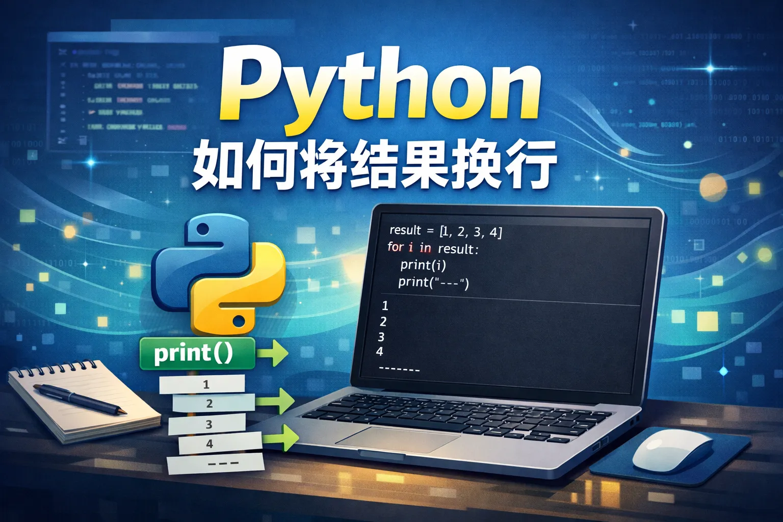 python如何将结果换行