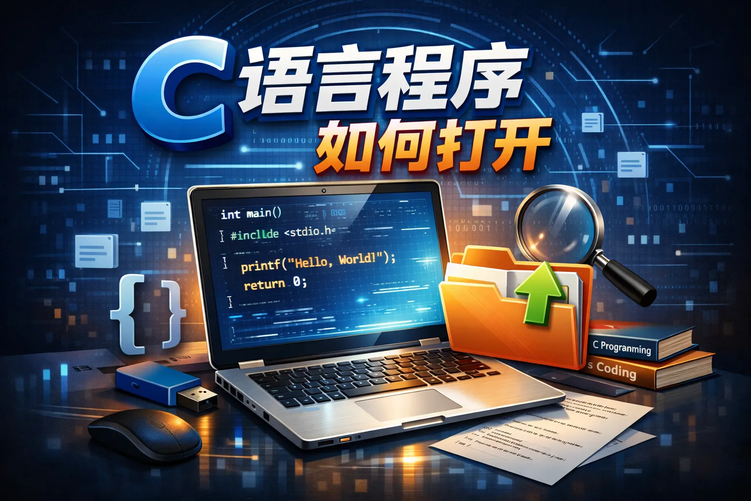 c语言程序如何打开