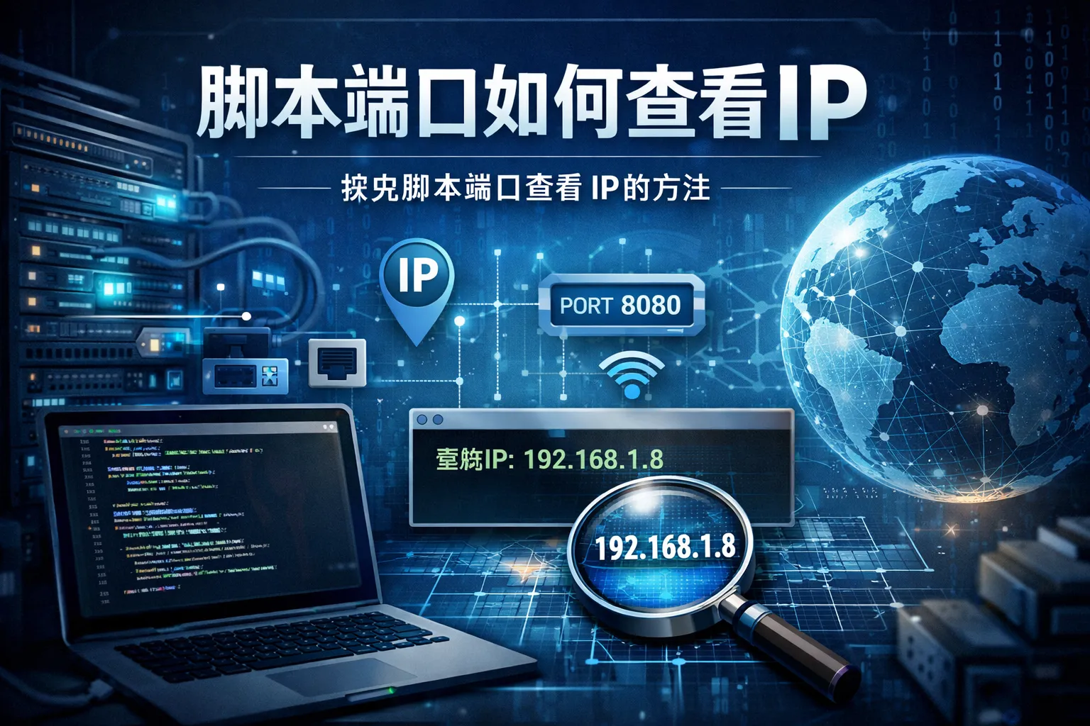 脚本端口如何查看ip