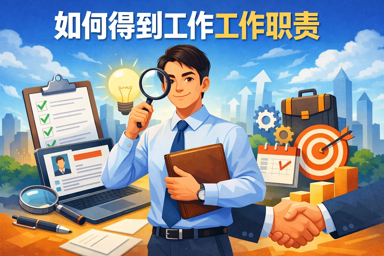 如何得到工作的工作职责