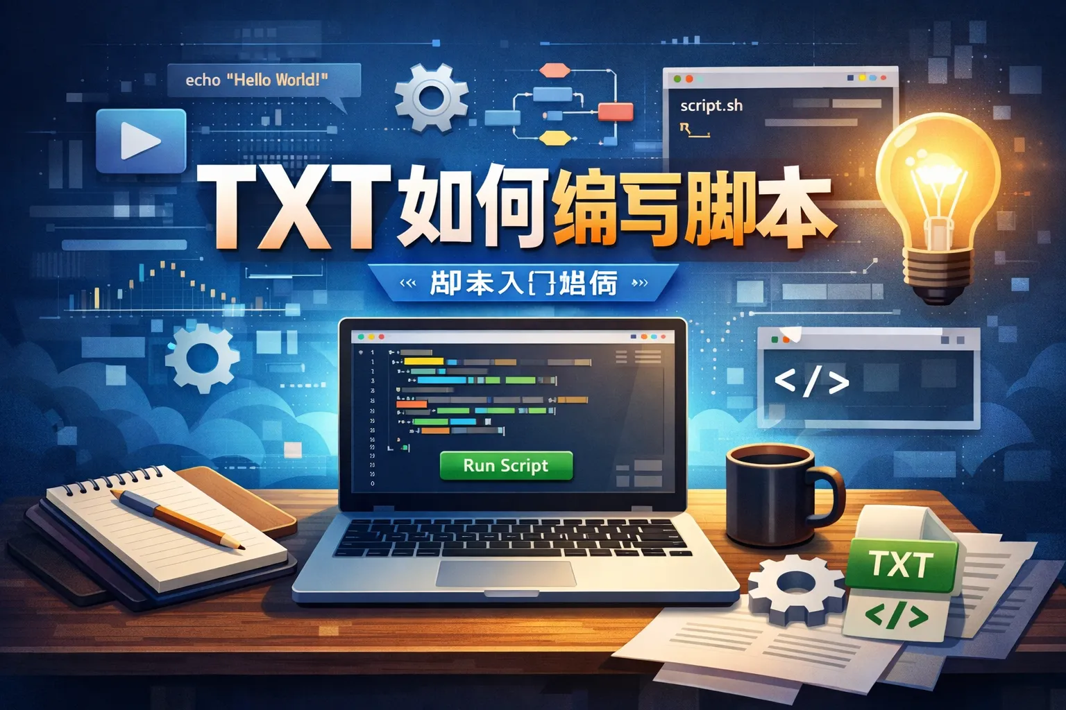 txt如何编写脚本