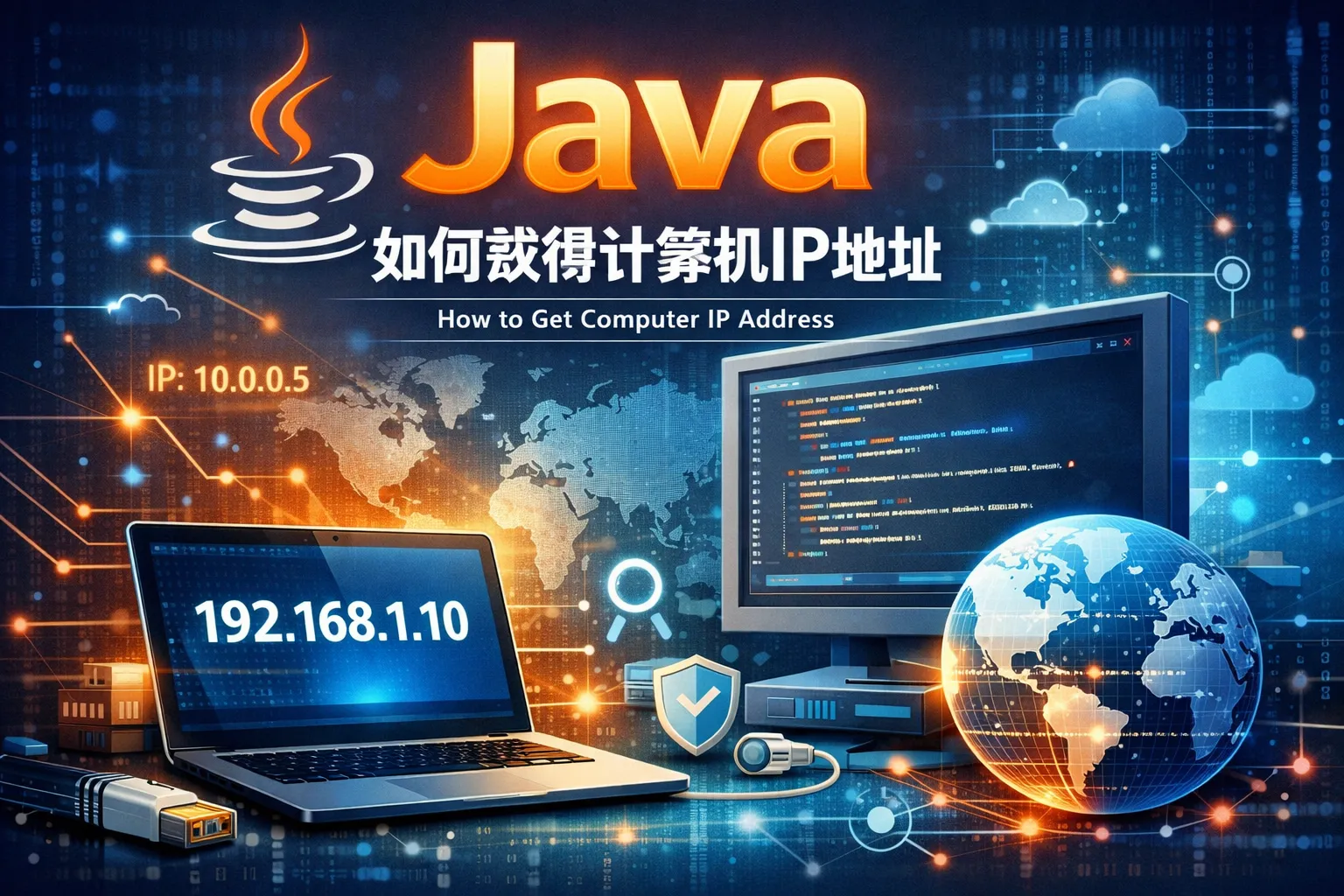 java如何获得计算机ip地址
