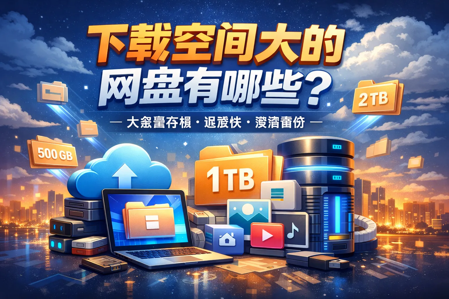 下载空间大的网盘有哪些