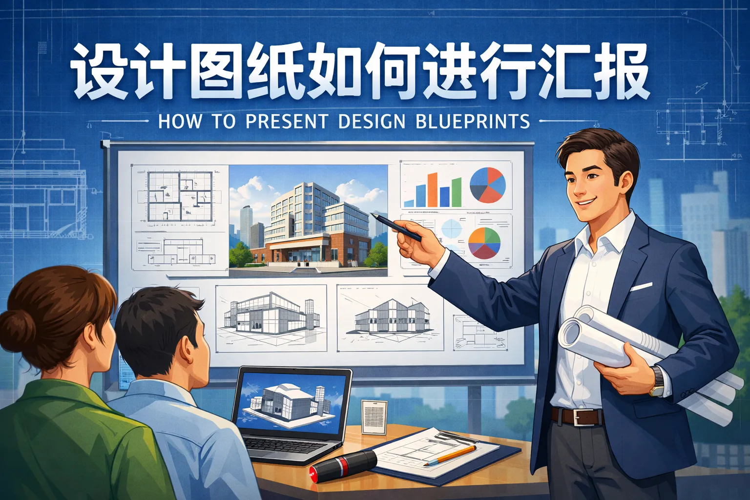 设计图纸如何进行汇报