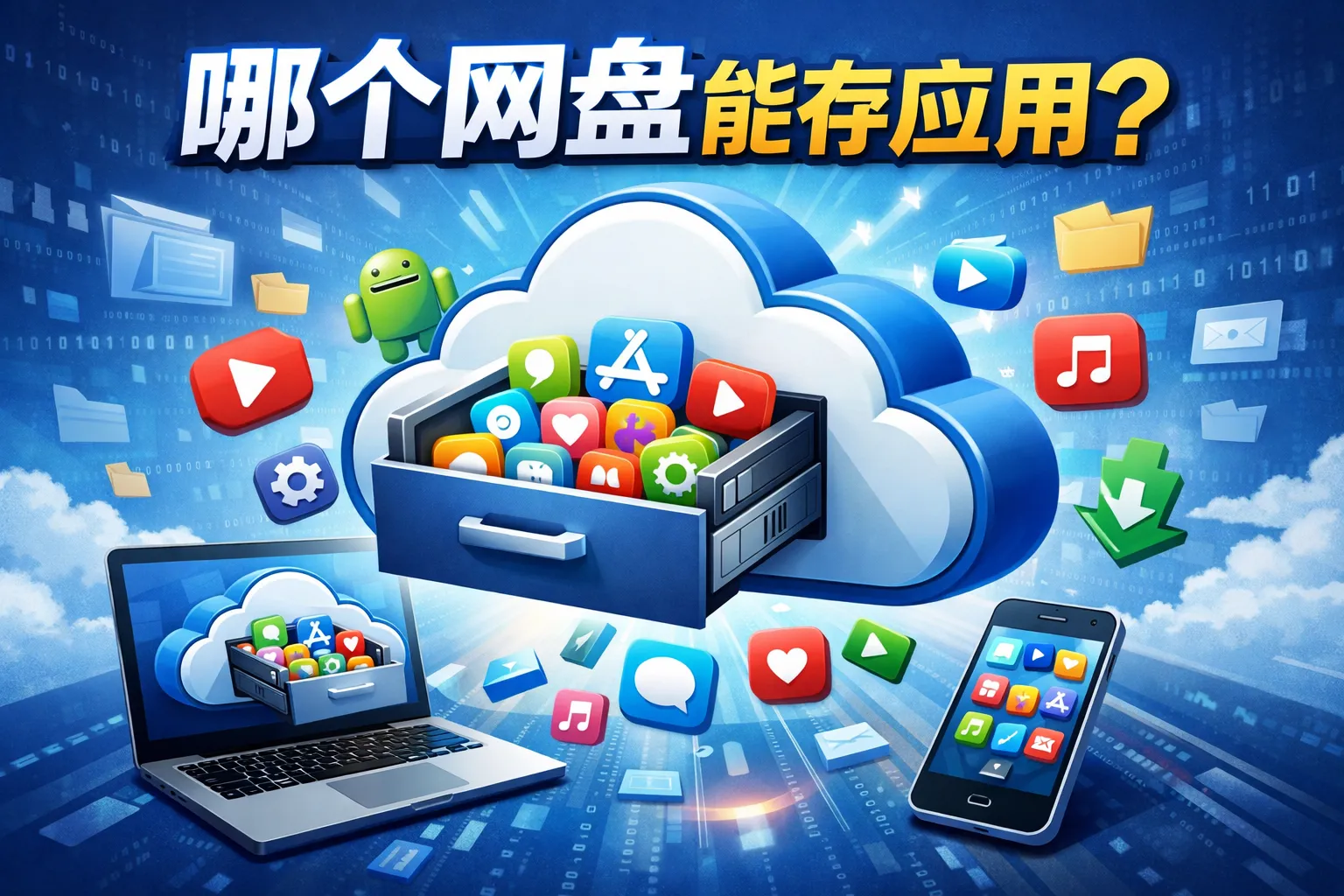 哪个网盘能存应用