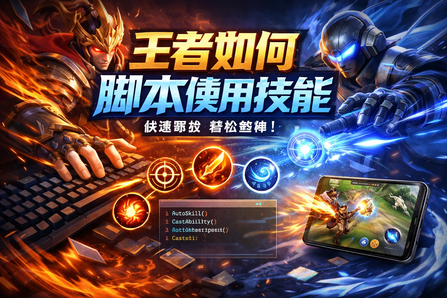 王者如何脚本使用技能