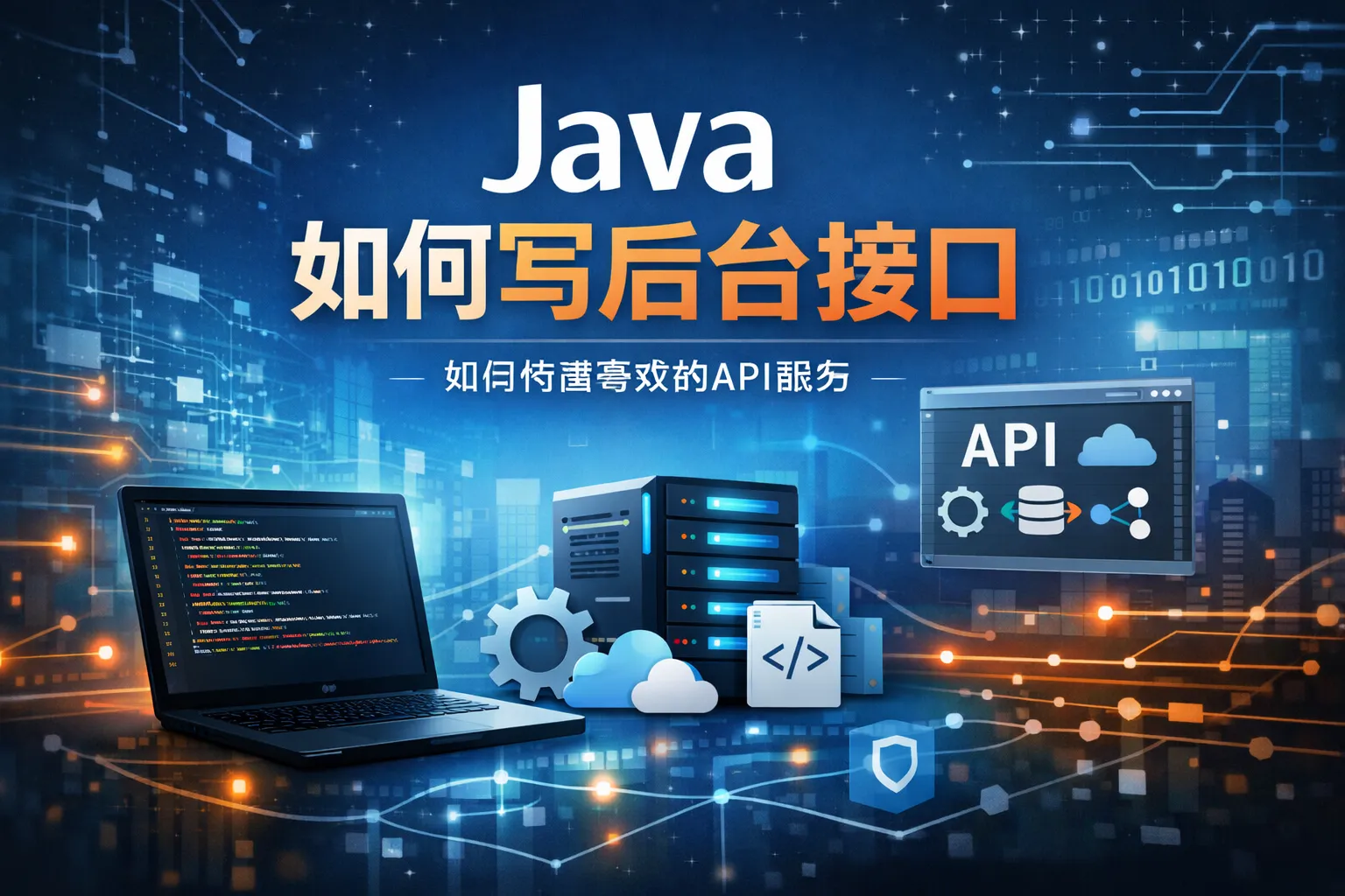 java如何写后台接口