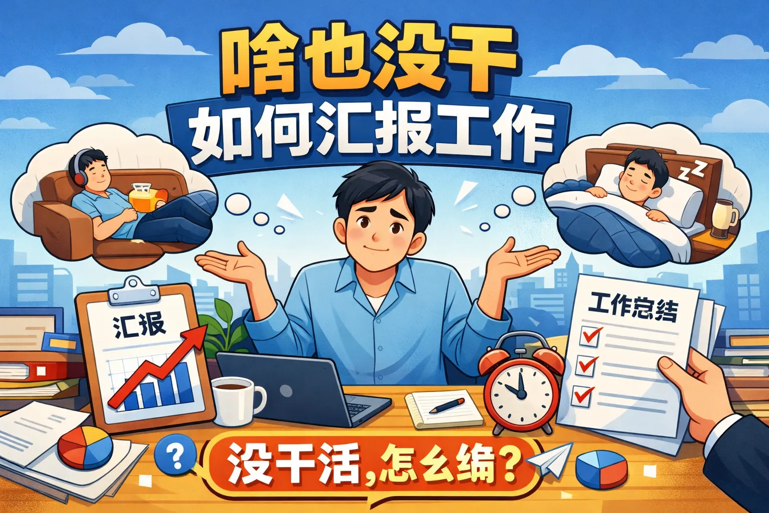 啥也没干如何汇报工作