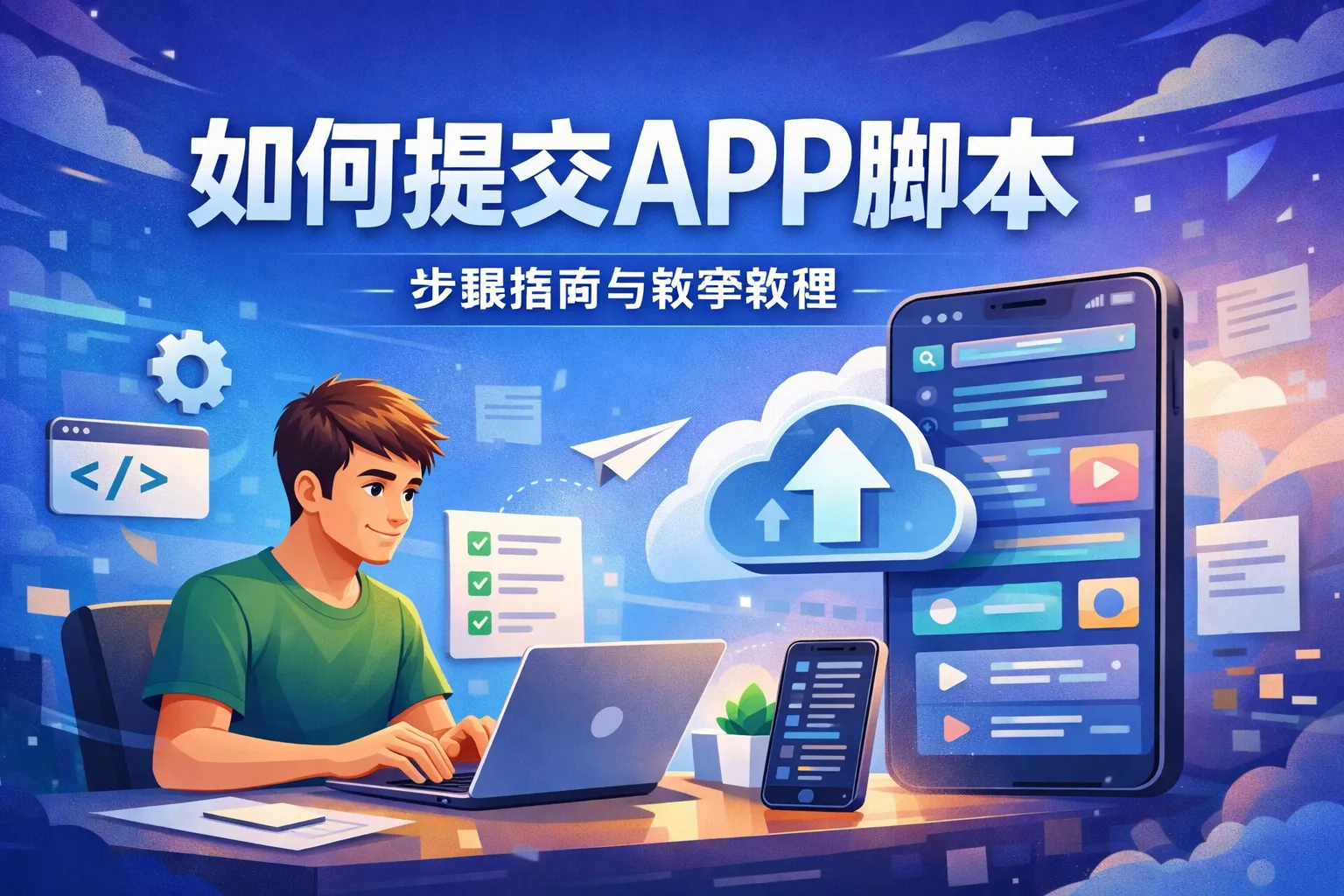 如何提交app脚本