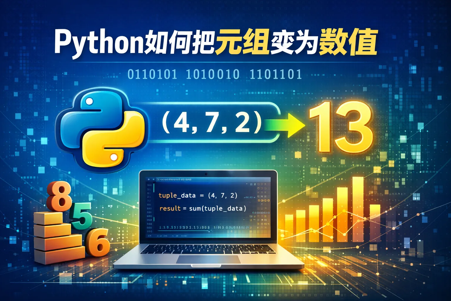 Python如何把元组变为数值