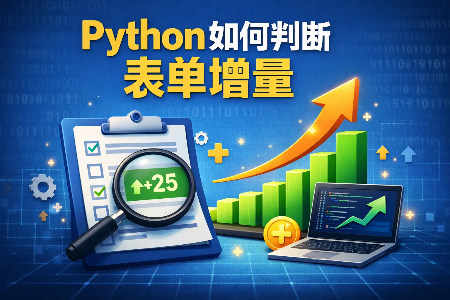python如何判断表单增量