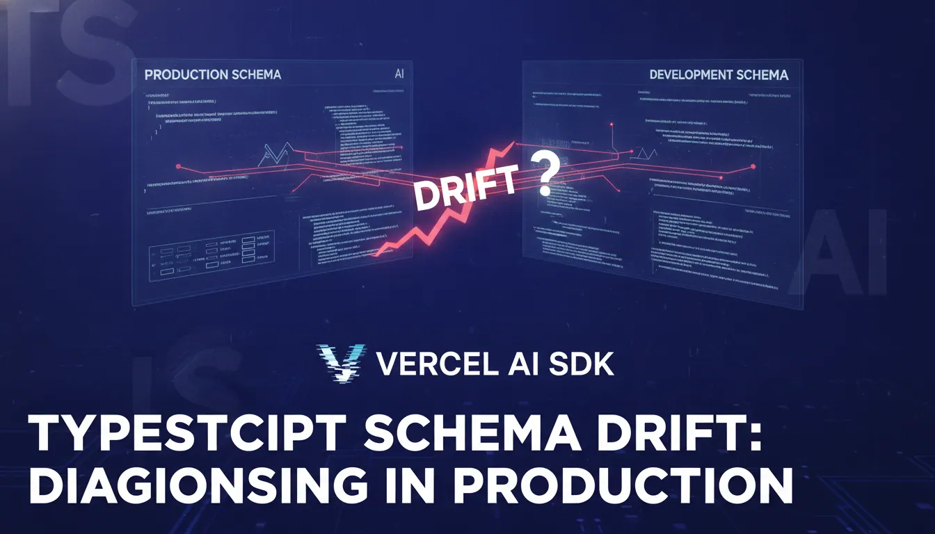 TypeScript 生产环境中 Vercel AI SDK 遇到 Schema 漂移怎么排查