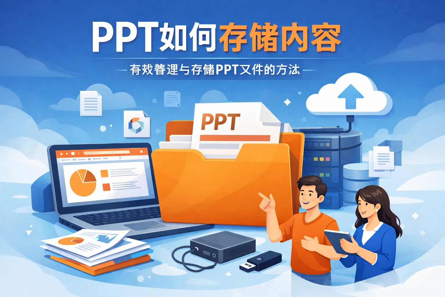 ppt如何存储内容