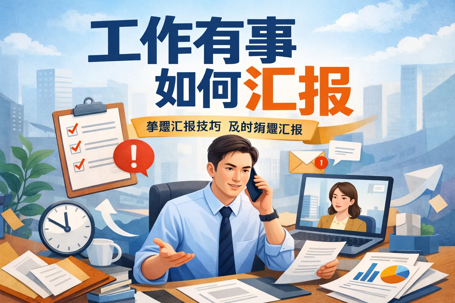 工作有事如何汇报