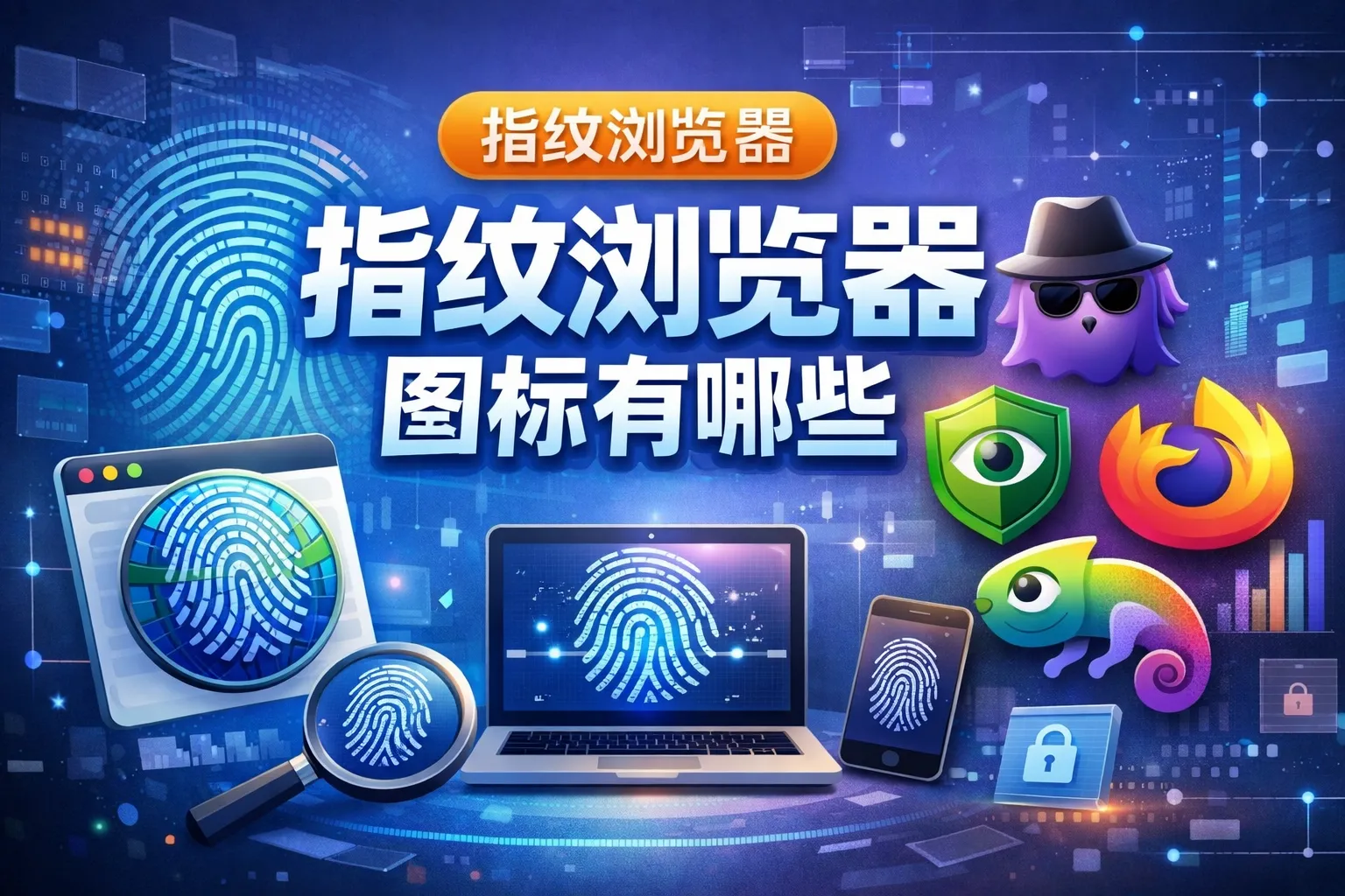 指纹浏览器图标有哪些