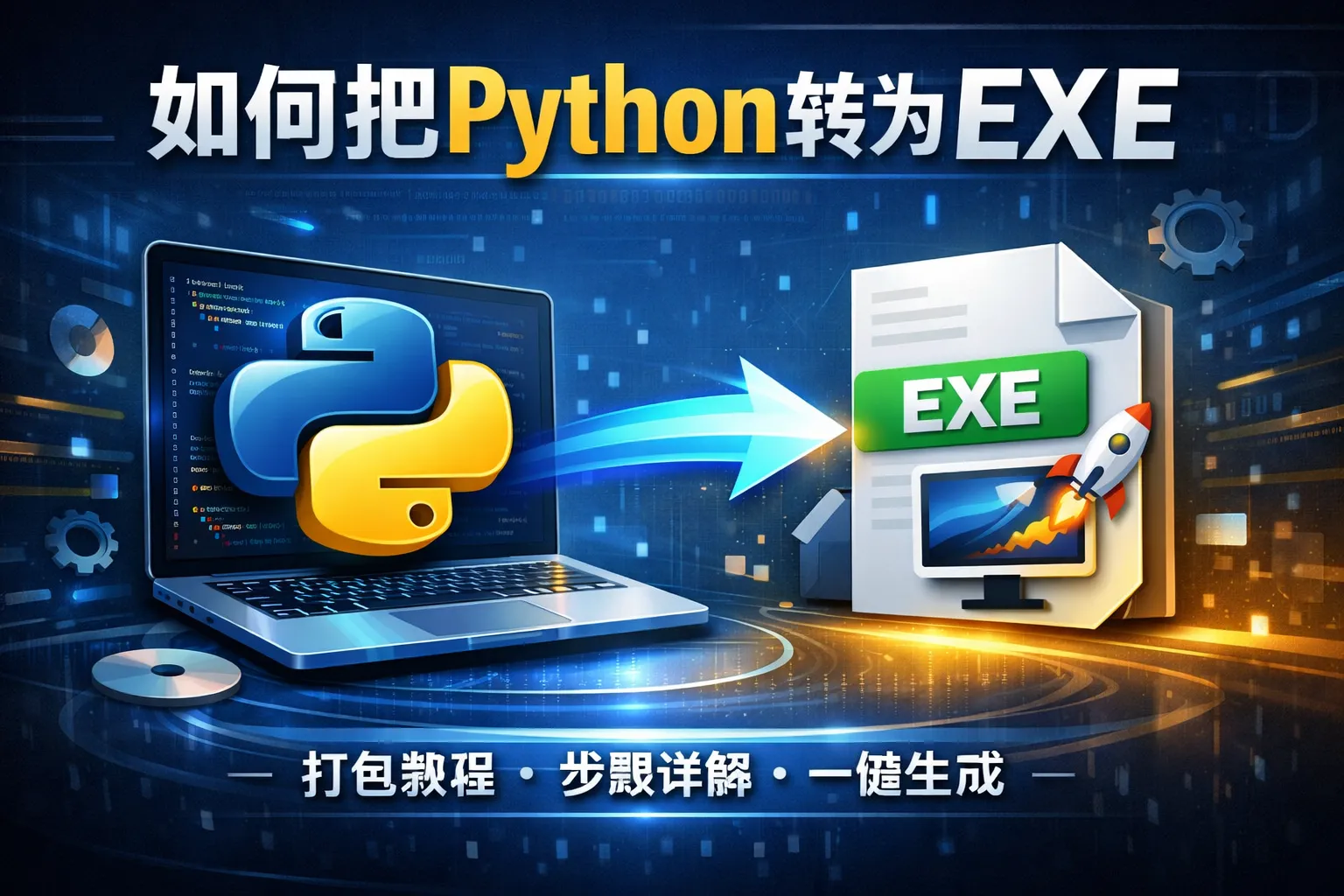 如何把python转为exe