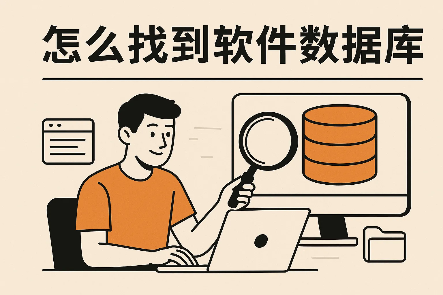 怎么找到软件数据库