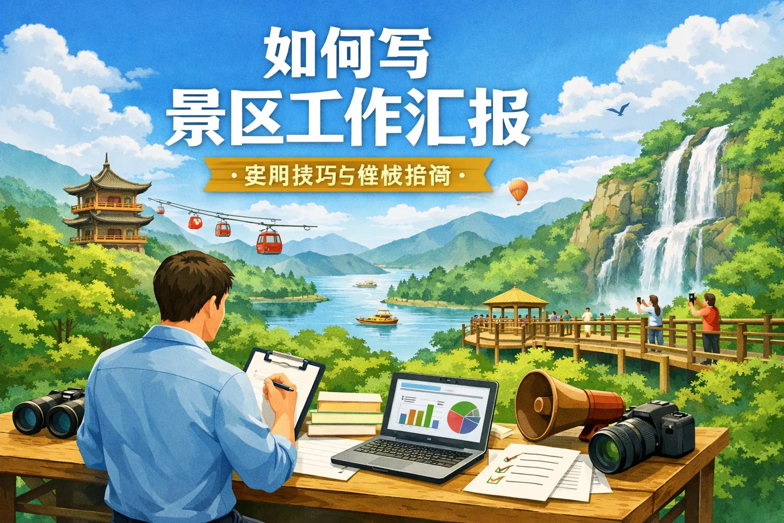 如何写景区工作汇报
