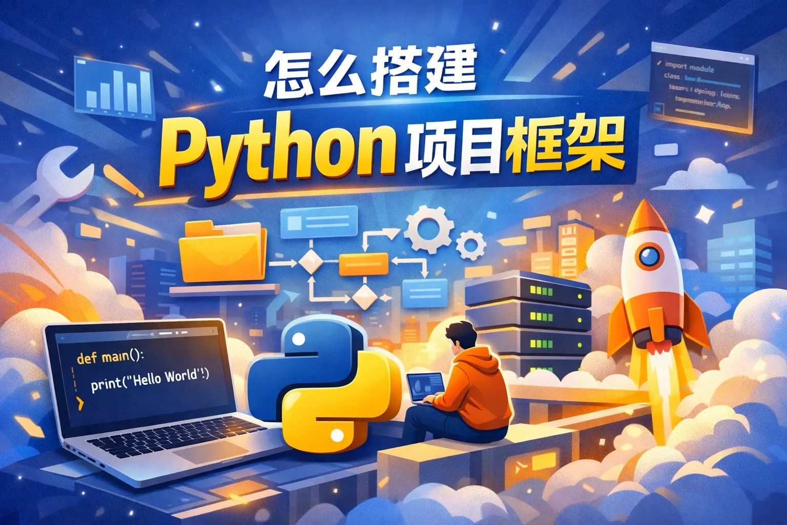 怎么搭建python项目框架