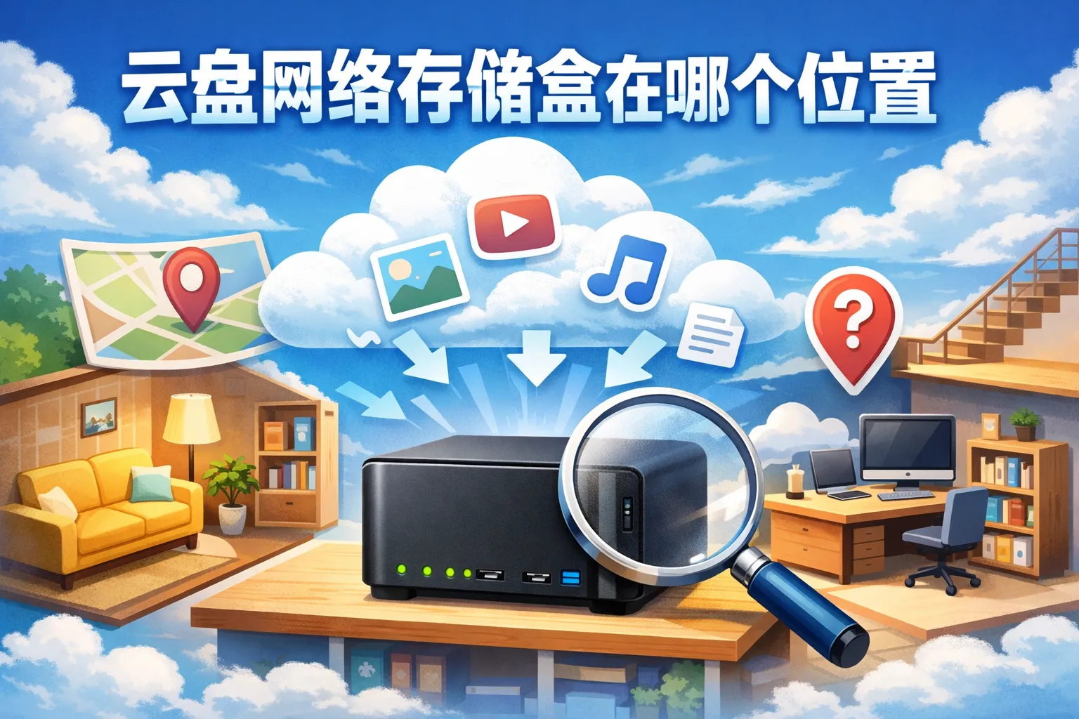 云盘网络存储盒在哪个位置