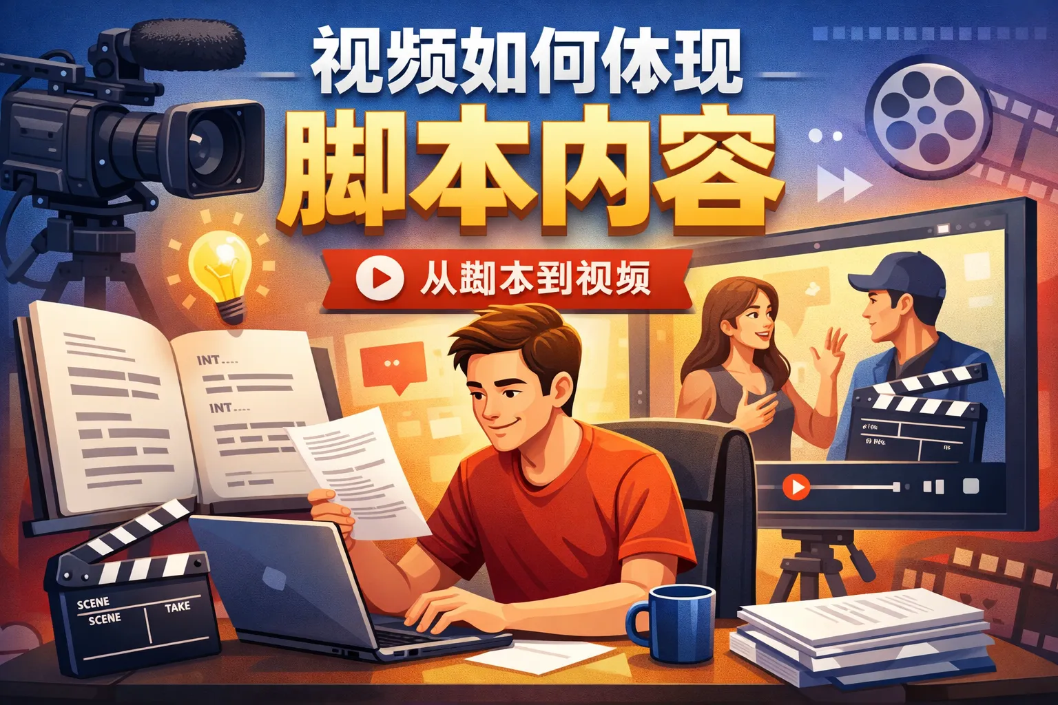 视频如何体现脚本内容