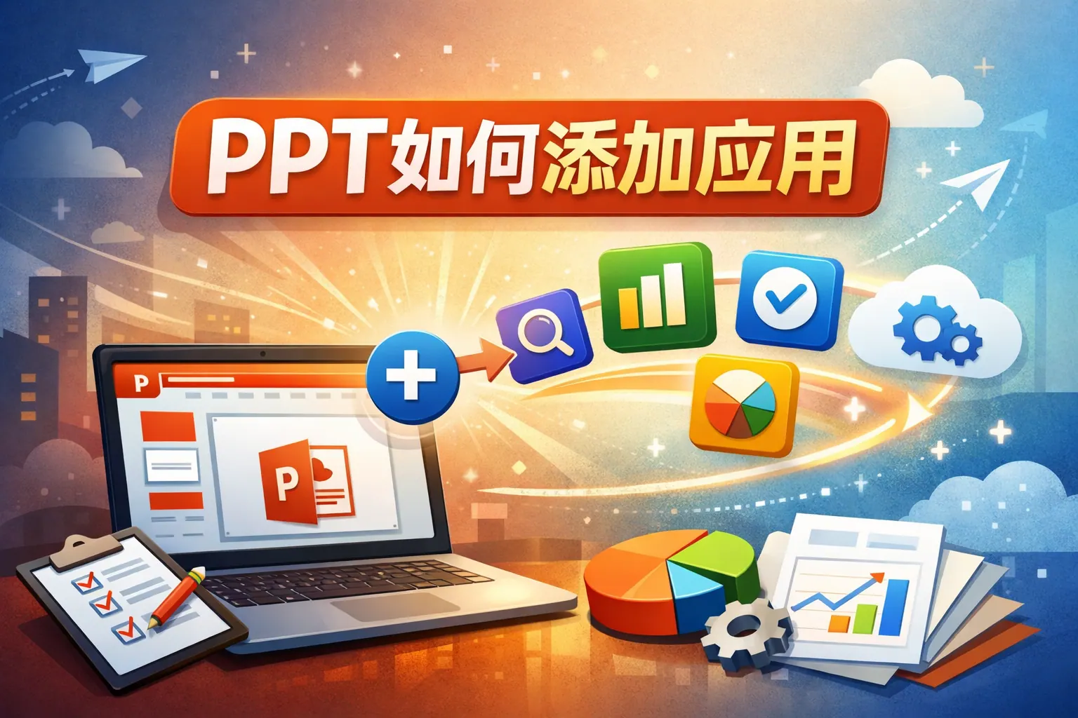 ppt如何添加应用