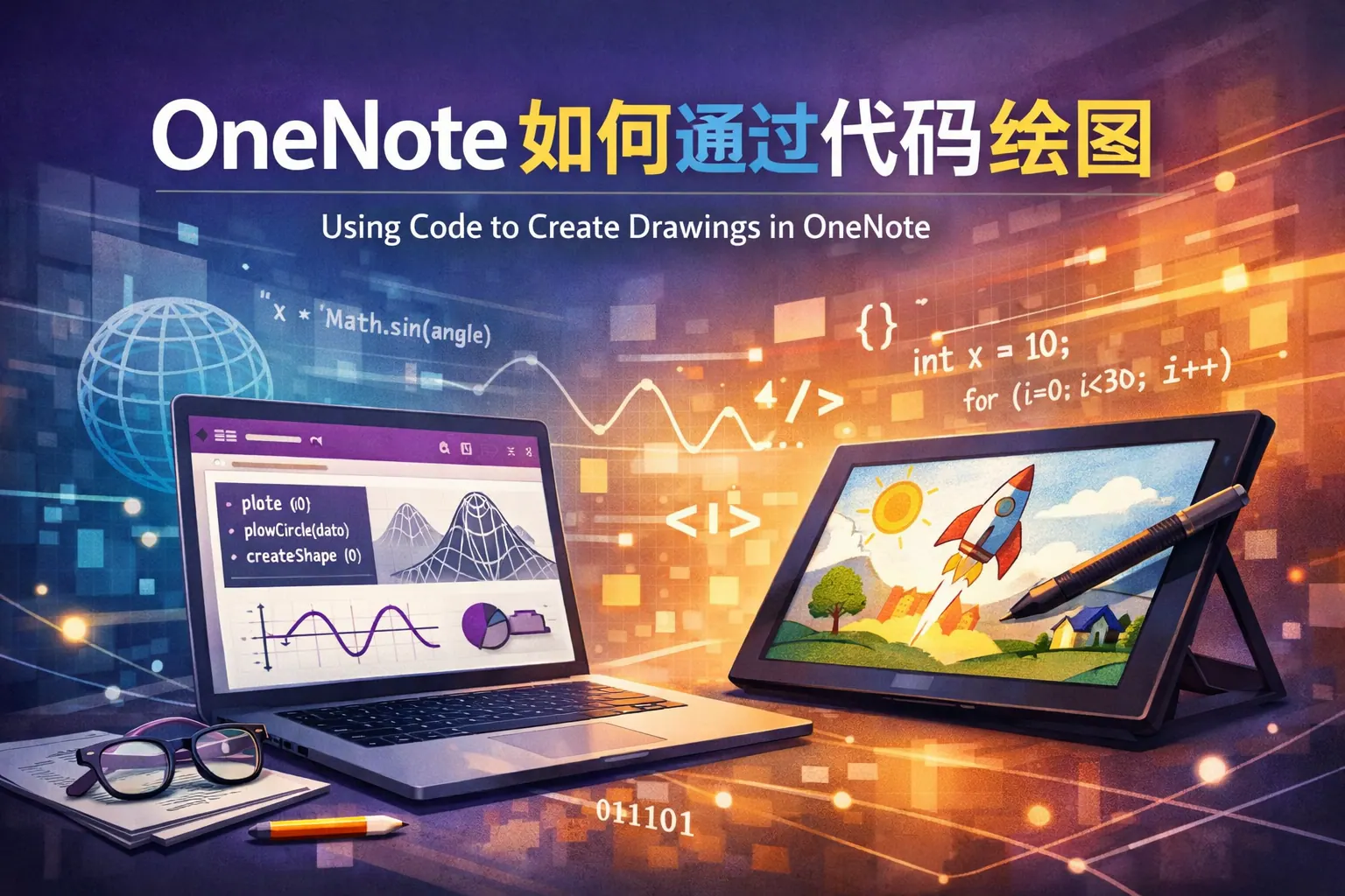 OneNote如何通过代码绘图