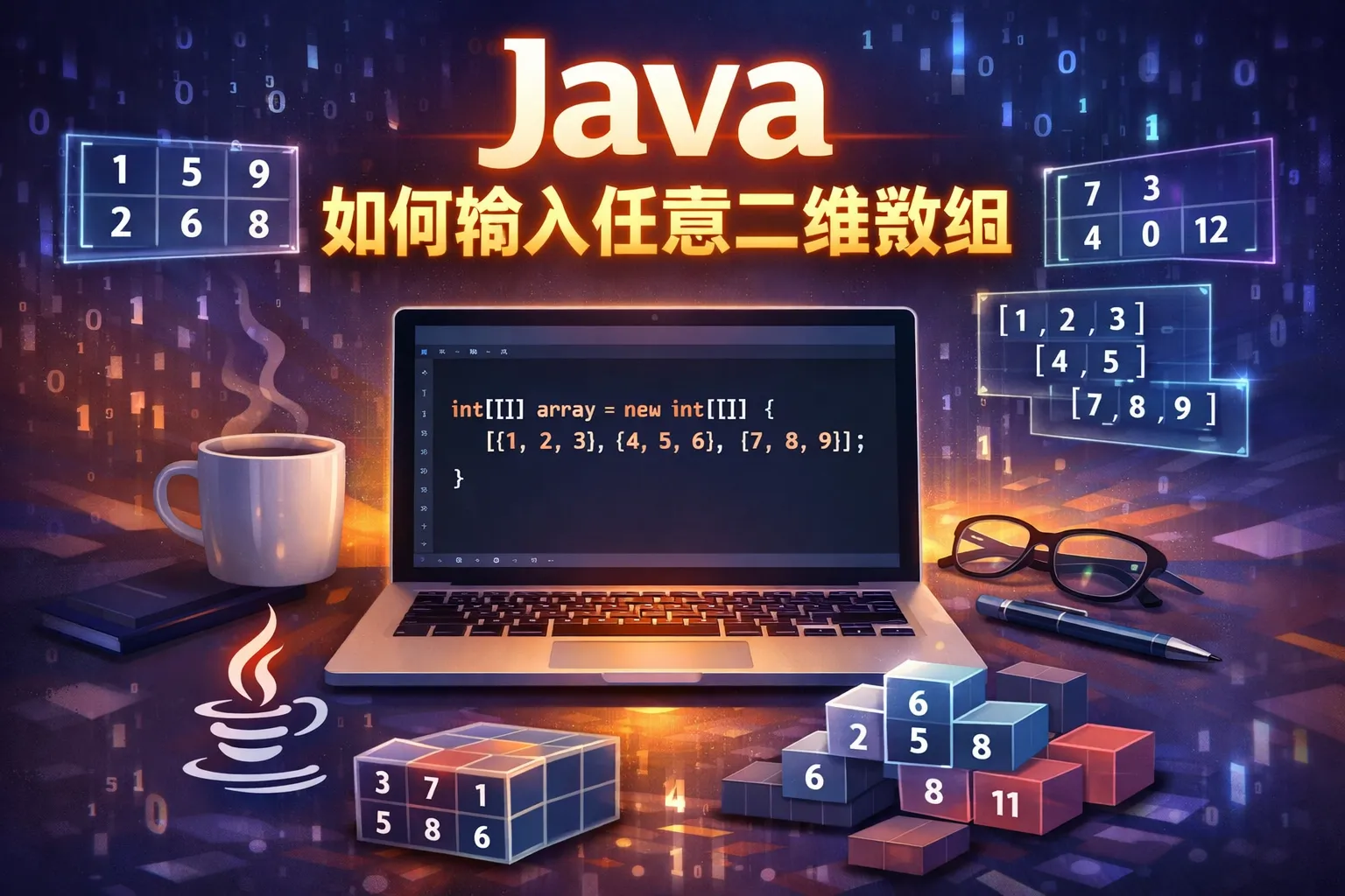 Java如何输入任意二维数组