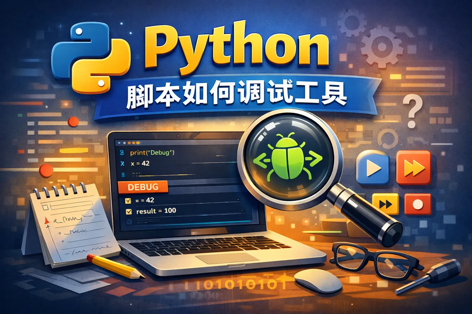 python脚本如何调试工具
