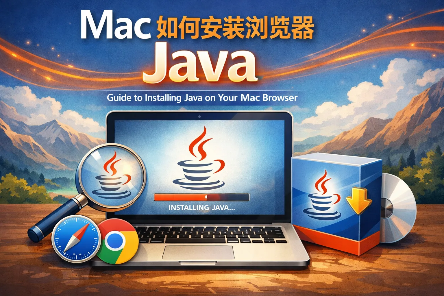 mac 如何安装浏览器java