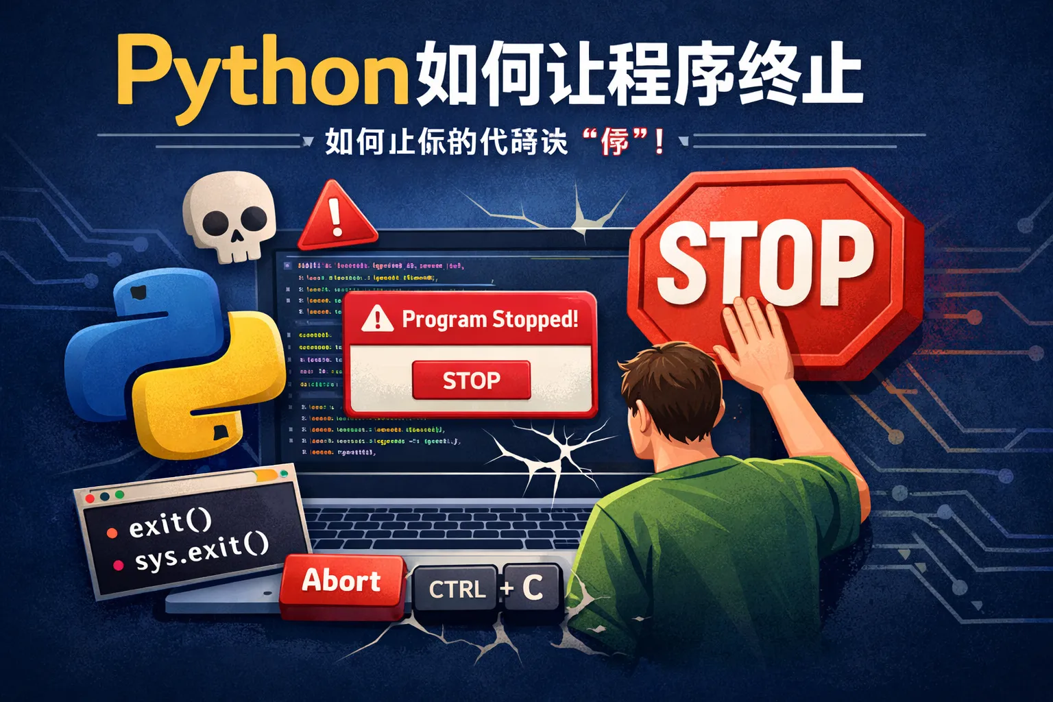 python如何让程序终止