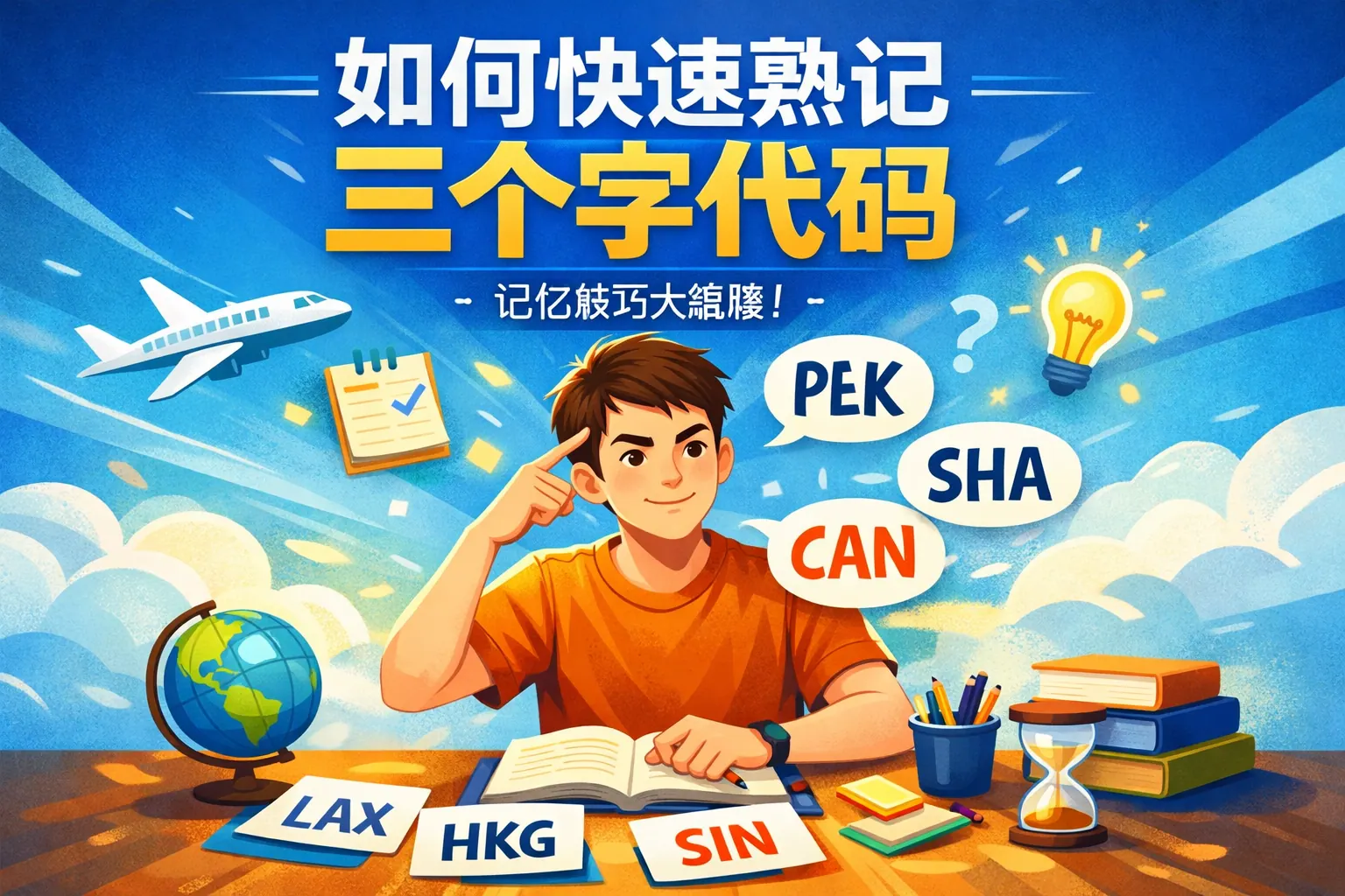 如何快速熟记三个字代码