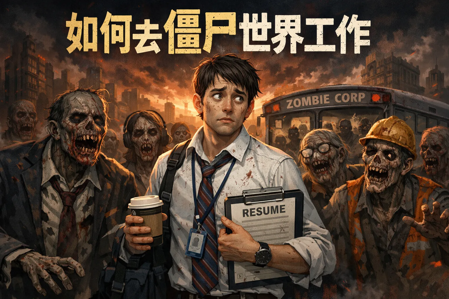 如何去僵尸世界工作